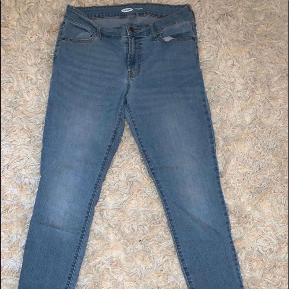 old navy super skinny ankle jeans